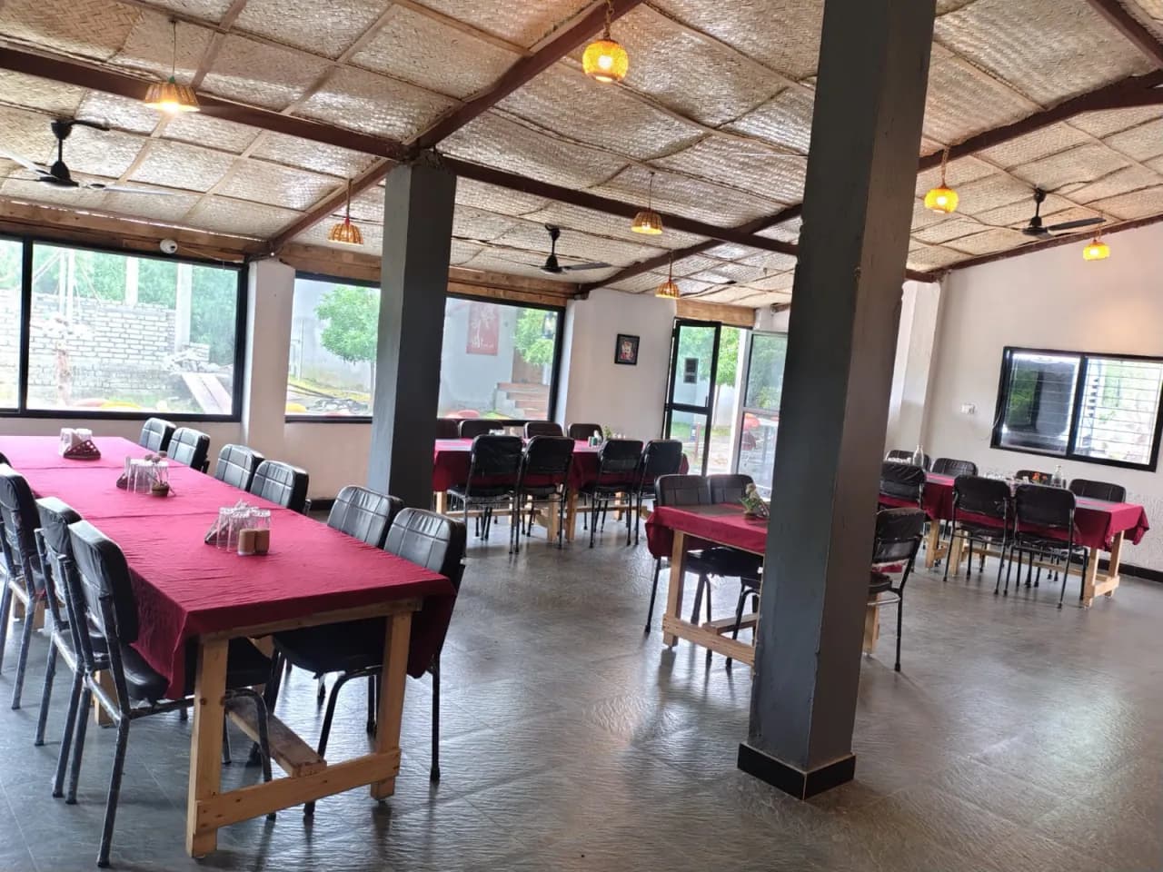 Dining hall at Tadoba Aranya Villa